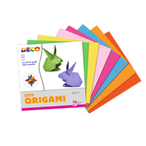 Carta origami Deco 80 g/m² 14x14 cm - conf. 20 fogli in colori assortiti 741 - LoveOffice