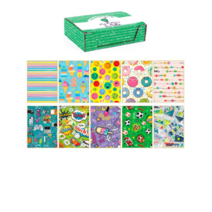 Carta regalo Kartos linea Teenagers 70x100 cm - conf. da 100 fogli in soggetti assortiti - 18341 - LoveOffice