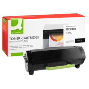 Toner Q-Connect rigenerato Lexmark 50F2000 nero - KF16881 - LoveOffice