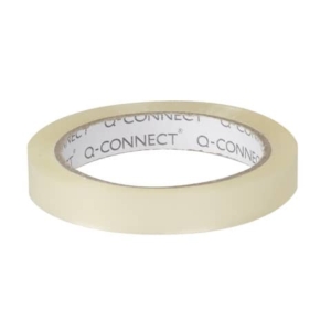 Nastro adesivo trasparente Q-Connect in PP 19 mm x 66 m - conf. 8 rotoli - KF27016 - LoveOffice