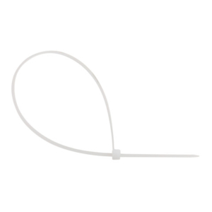 Fascette in nylon trasparente Q-Connect 300x4