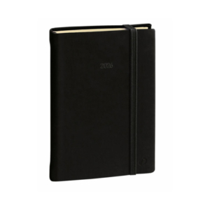 Agenda giornaliera 2026 Quo Vadis Daily 17 Prestige Silk 12x17 cm nero 37601426MQ - LoveOffice